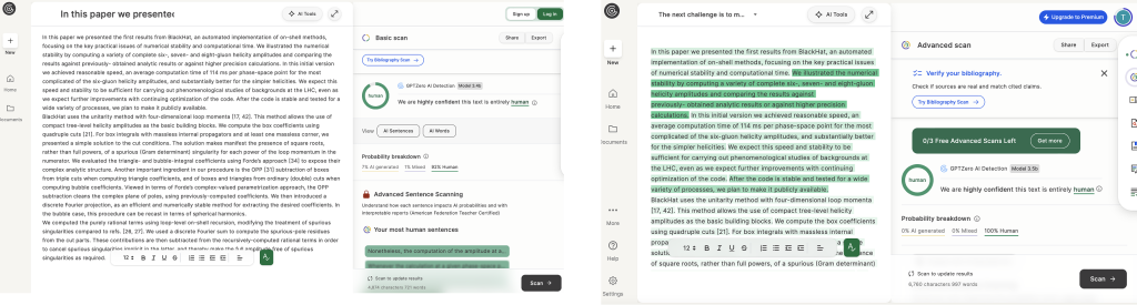 GPTZero analysis Text 5